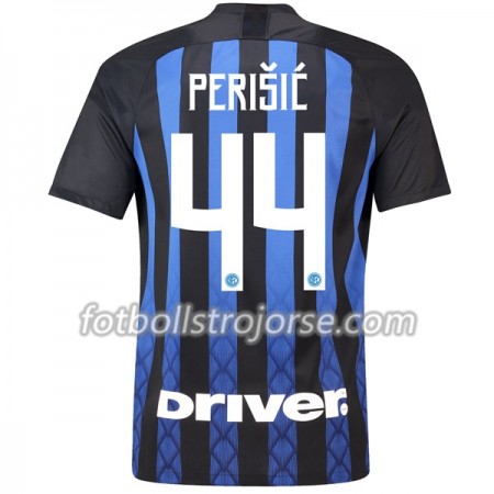 Inter Milan Matchtröjor Perisic 44 Hemma Fotbollströja 2018-2019 Inter Milan Matchtröjor Perisic 44 Hemma Fotbollströja 2018-2019